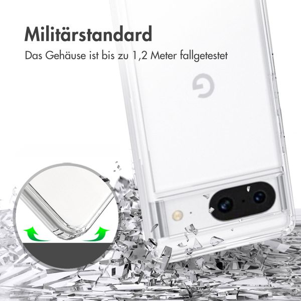 Accezz Xtreme Impact Case für das Google Pixel 8 - Transparent