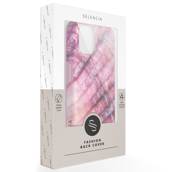 Selencia Aurora Fashion Back Case für das Samsung Galaxy A13 (4G) - ﻿Strapazierfähige Hülle - 100 % recycelt - Ocean Shell Purple