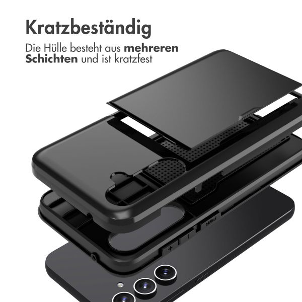 imoshion Backcover mit Kartenfach für das Samsung Galaxy S23 FE - Schwarz