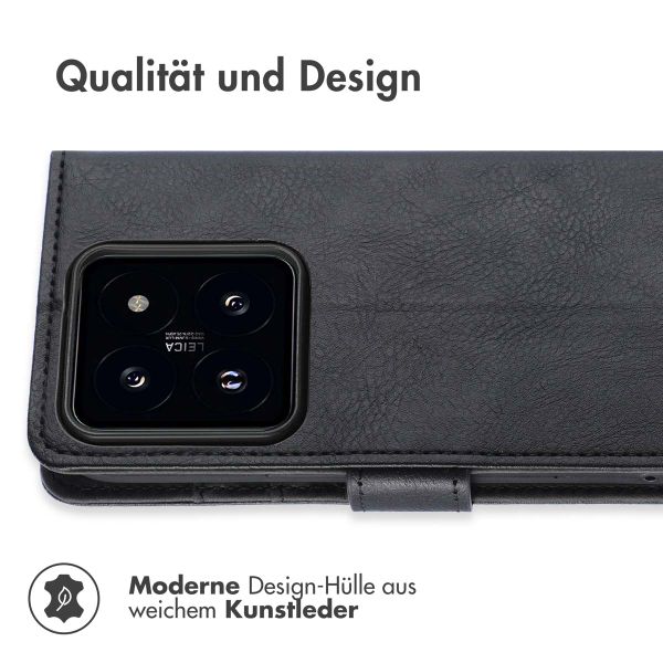 imoshion Luxuriöse Klapphülle Xiaomi 14 - Schwarz