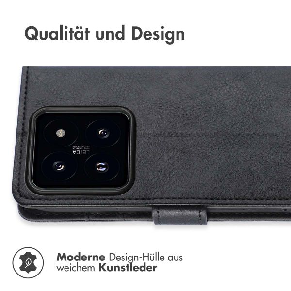 imoshion Luxuriöse Klapphülle für das Xiaomi 14 - Schwarz