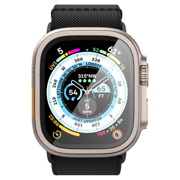 Spigen Glas.tR Slim Pro Displayschutzfolie für das Apple Watch Ultra 1 / 2 - 49 mm - Titaniun