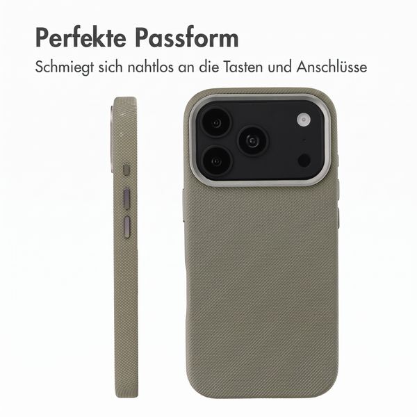 Accezz Mesh Backcover mit MagSafe Apple iPhone 17 Pro Max - Dunkelgrau