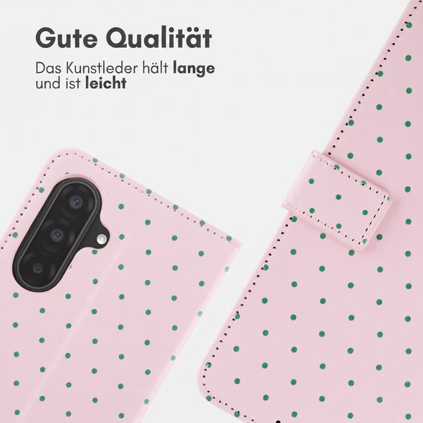 imoshion Design Klapphülle Samsung Galaxy A56 - Happy Dots