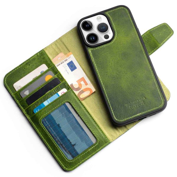 Wachikopa Magic Klapphülle 2-in-1 für das iPhone 14 Pro - Forest Green