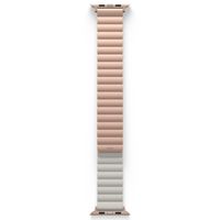 Uniq Revix doppelseitiges Armband für die Apple Watch Series 1 bis 9 / SE (38/40/41 mm) | Series 10 (42 mm) - Blush Pink / Beige