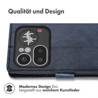 imoshion Luxuriöse Klapphülle Nothing Phone (4a) Pro - Dunkelblau