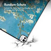 imoshion Design Trifold Klaphülle Apple iPad Pro 11 (2024) M4 - Green Plant