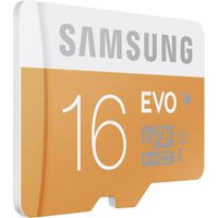 Samsung 16GB EVO Plus microSDHC Speicherkarte Klasse 10 + Adapter