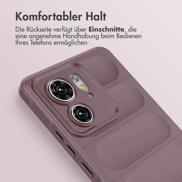 imoshion EasyGrip Backcover für das Motorola Edge 40 - Violett