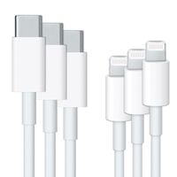 USB-C-auf-Lightning-Kabel in Originalverpackung 3er-Pack - Apple 'pre-owned' - MFI - 1 Meter
