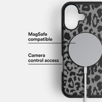 BodyGuardz Ace Pro MagSafe Back Cover Apple iPhone 16 - Black / Leopard