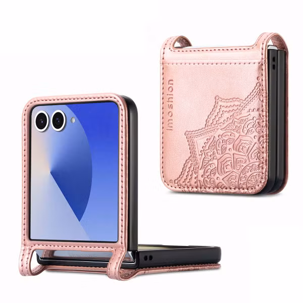 imoshion Mandala Klapphülle Samsung Galaxy Z Flip 7 - Rosé gold