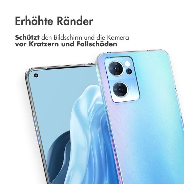 Accezz TPU Clear Cover für das Oppo Find X5 Lite 5G - Transparent