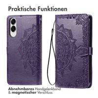 imoshion Mandala Klapphülle Samsung Galaxy S25 Edge - Violett