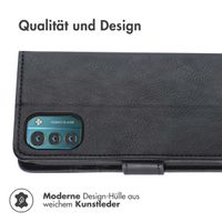 imoshion Luxuriöse Klapphülle Nokia G11 / G21 - Schwarz