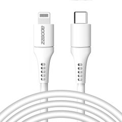 Accezz MFI-zertifiziertes Lightning- auf USB-C-Kabel - 2 m - Weiß