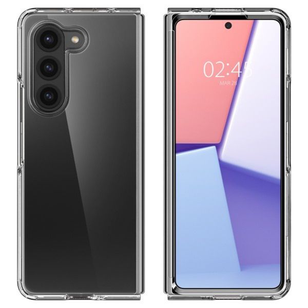 Spigen Crystal Hybrid Backcover für das Samsung Galaxy Z Fold 5 - Transparent