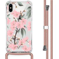 imoshion Design Hülle mit Band für das iPhone X / Xs - Cherry Blossom