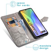imoshion Mandala Klapphülle Huawei Y6p - Grau
