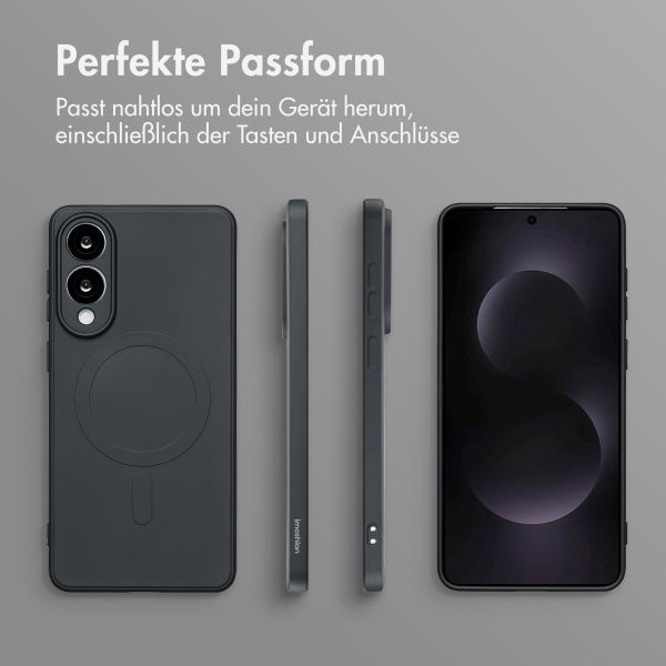 imoshion Color Back Cover mit MagSafe Samsung Galaxy S25 Edge - Schwarz