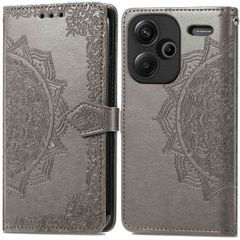 imoshion Mandala Klapphülle Xiaomi Redmi Note 13 Pro Plus (5G) - Grau