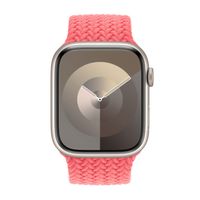 Apple Geflochtenes Solo Loop für  Apple Watch Series 1 - 9 / SE (38/40/41 mm) | Series 10 / 11 (42 mm) - Größe 3 - Guava