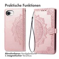 imoshion Mandala Klapphülle Apple iPhone 16e - Rose Gold