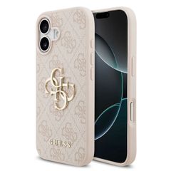 Guess 4G Metal Logo Back Cover Apple iPhone 17 - Rosa