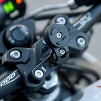 SP Connect Bar Clamp Mount Pro Motorrad-Handyhalterung - 360° drehbar - Schwarz