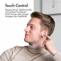 imoshion Aura Pro Earbuds – Kabellose Kopfhörer – Kabellose Bluetooth-Kopfhörer – Mit ANC-Geräuschunterdrückungsfunktion - Weiß