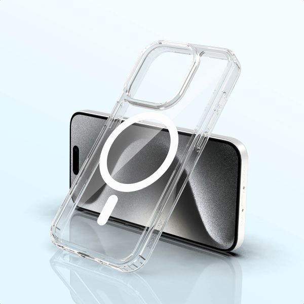 Accezz Xtreme Impact Backcover mit MagSafe Apple iPhone 15 Pro - Transparent