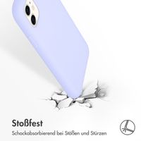 Accezz Liquid Silikoncase Lila für das iPhone 11