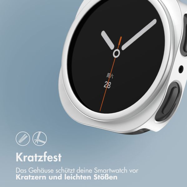 imoshion Bumper Hard Case für das Samsung Galaxy Watch 8 (40 mm) - Silber