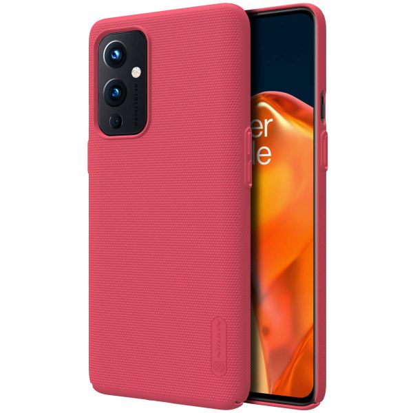 Nillkin Super Frosted Shield Case für das OnePlus 9 - Rot