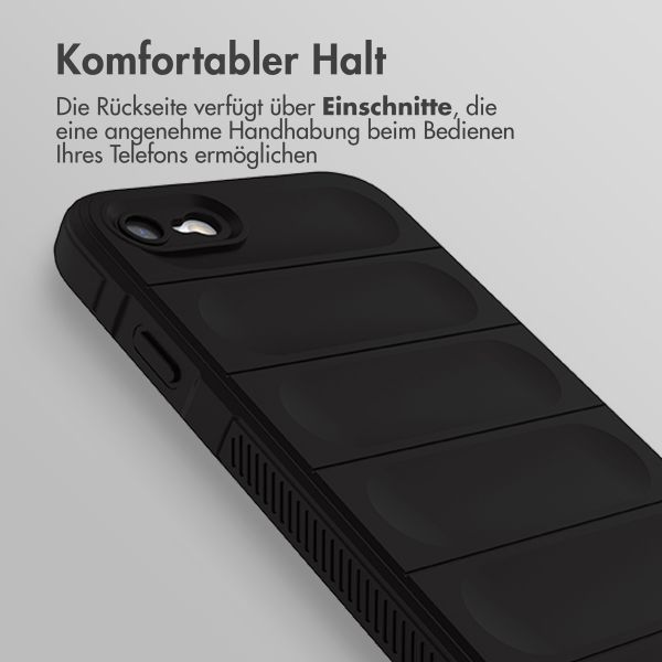 imoshion EasyGrip Backcover Apple iPhone SE (2022 / 2020) / 8 / 7 - Schwarz
