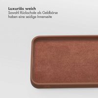 Selencia Olyn Abnehmbare Bookcase mit MagSafe Samsung Galaxy S24 FE - Braun