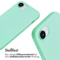 imoshion SilikonHülle mit Band Apple iPhone 16e - Mintgrün