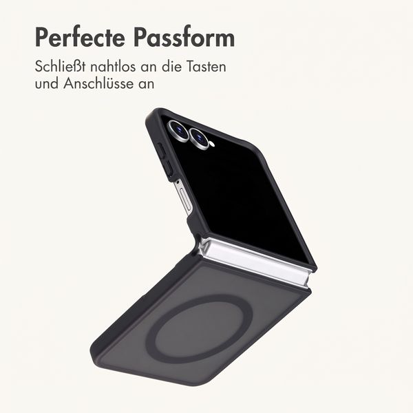 imoshion Color Guard Back Cover mit MagSafe Samsung Galaxy Z Flip 8 - Schwarz