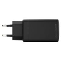 dbramante1928 Re-charge Ladegerät 2x USB-C 65 W und USB-A 18 W - Schwarz