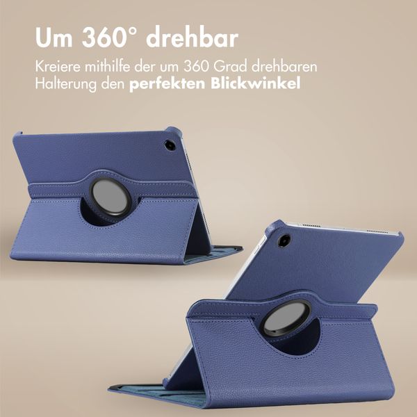 imoshion 360° drehbare Klapphülle Lenovo Tab (2025) - Dunkelblau