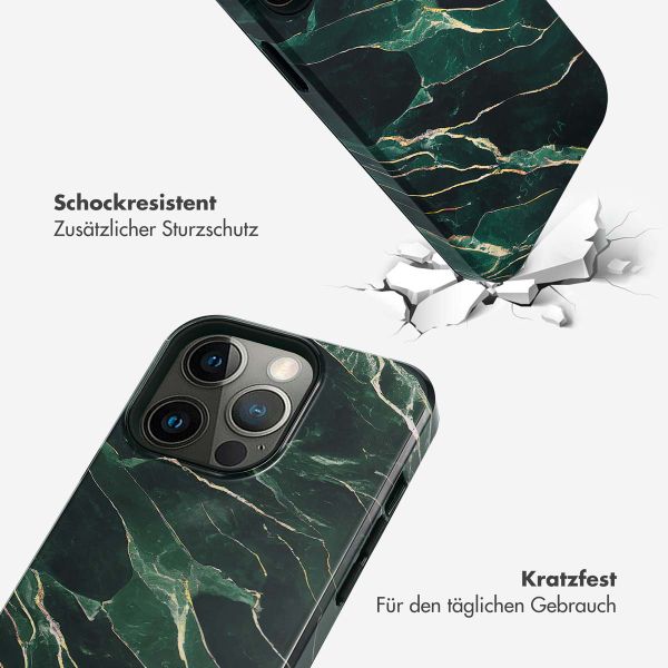 Selencia Vivid Tough Back Cover für das iPhone 13 Pro - Chic Marble Quartz