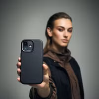 Decoded Leather Backcover MagSafe Apple iPhone Air - Schwarz