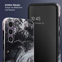 Selencia Vivid Tough Back Cover für das Samsung Galaxy S23 FE - Chic Marble Black