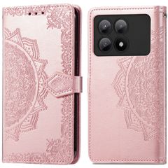 imoshion Mandala Klapphülle für das Xiaomi Poco X6 Pro - Rose Gold