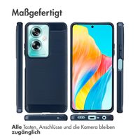 imoshion Brushed Back Cover Oppo A79 - Dunkelblau