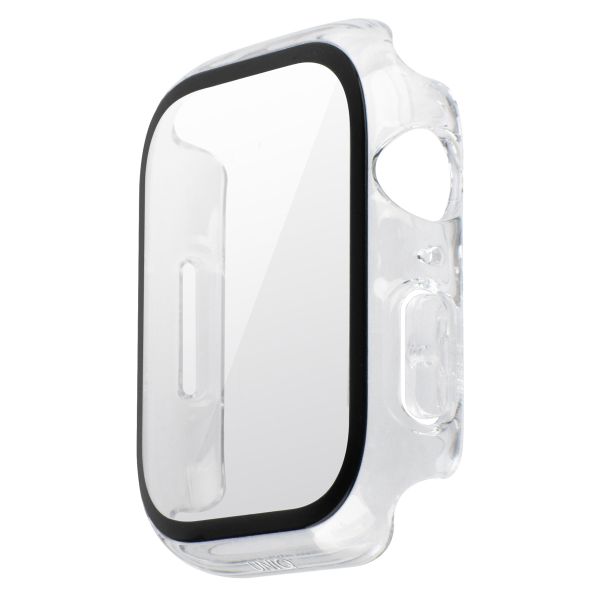 Uniq Legion Apple Watch Hülle mit Gehärtetem Glas-Displayschutz für die Apple Watch 7-9 - 41 mm - Dove (Clear)