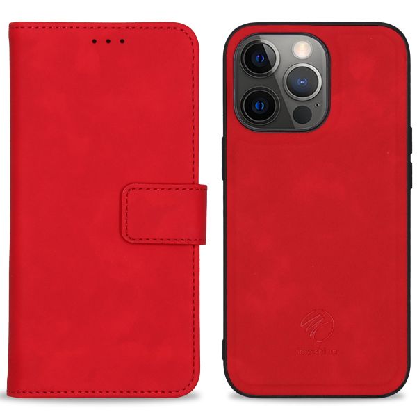 imoshion Abnehmbare luxuriöse Klapphülle 2-in-1 iPhone 13 Pro - Rot