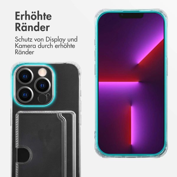imoshion Soft Case Back Cover mit Kartenhalter Apple iPhone 13 Pro - Transparent
