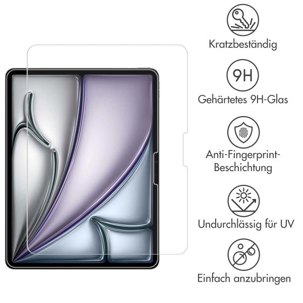 imoshion Displayschutz aus gehärtetem Glas Apple iPad Pro 13 (2025) M5 / (2024) M4 / Air 13 Zoll (2025) M3 / (2024) M2